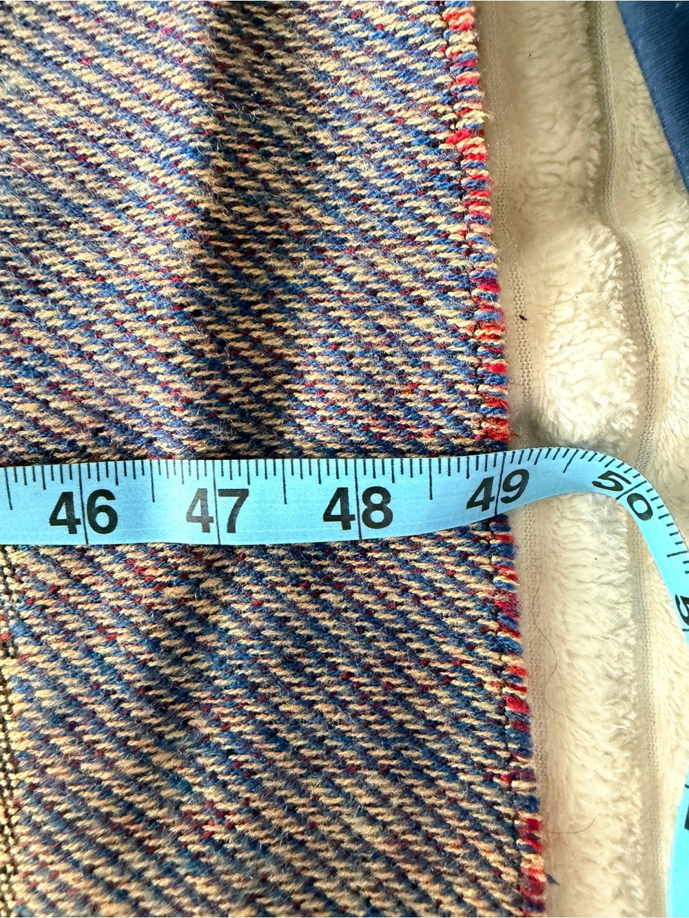 Paisley Fringe Reversible Shawl Wrap in Rich Red and Black & Blue and Yellow - Picture 9 of 9